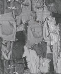 Tapeta Ścienna Jeans Spodnie Materiał Szary VP3201 Fliz