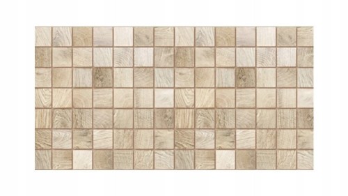 Panele Ścienne PCV Mozaika Drewno Deska Orzech