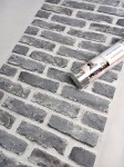 Tapeta Winylowa Szara Cegła Kamień Mur 3D V209-09 Fliz