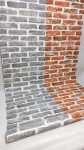 Tapeta Winylowa Szara Cegła Kamień Mur 3D V209-09 Fliz