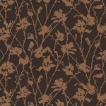 Tapeta Do Pokoju Kwiaty Brązowo Miedziane 13224-50