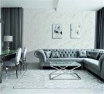 Tapeta Nowoczesna Beton Tynk Marmur Srebrny 21620-1