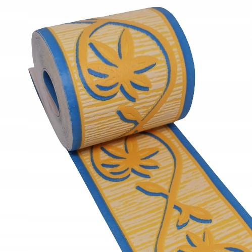 Pasek Ozdobny Dekoracyjny 5m 4125 Niebieski Żółty