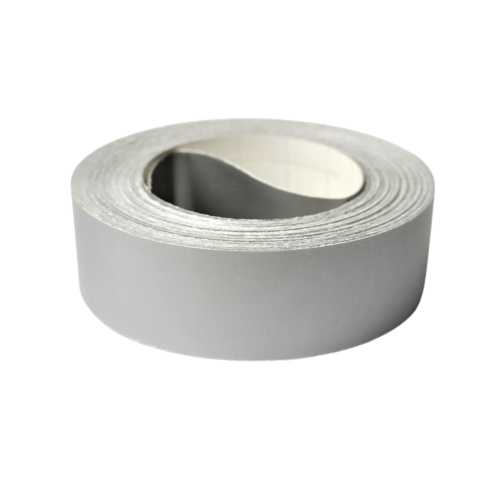 Taśma pasek samoprzylepny PCV SREBRNY 2cm