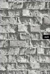 Tapeta Papierowa Zmywalna Szary Kamień Mur 2629