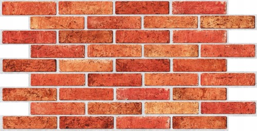 Panele Ścienne PCV Naturalna Czerwona Cegła Mur 3D