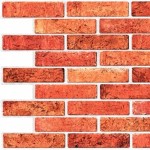 Panele Ścienne PCV Naturalna Czerwona Cegła Mur 3D