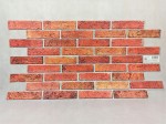 Panele Ścienne PCV Naturalna Czerwona Cegła Mur 3D