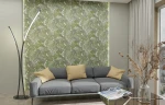 Tapeta Nowoczesna Zielone Liście Monstera Paproć 9230424-71