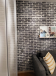 Tapeta Szara Cegła Kamień Mur 3D V209-09 Fliz