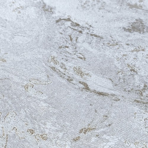 Tapeta Nowoczesna Beton Tynk Szary Złoty Brokat