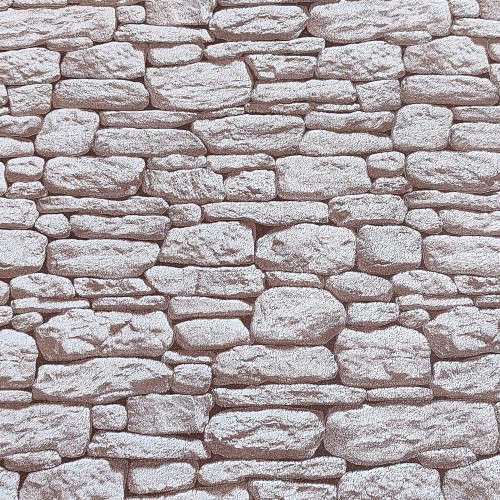 Tapeta Winylowa Drobne Kamienie Beż Brąz 3D 1703-63