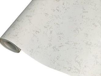 Tapeta Ścienna Tynk Beton Biały Perłowy Kremowy