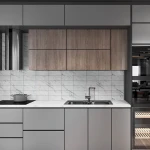 Panele Ścienne PCV Płytki Kafle Marmur Biała Szara