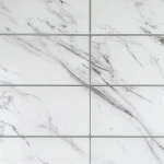 Panele Ścienne PCV Płytki Kafle Marmur Biała Szara