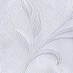 Tapeta Nowoczesna W Drobne Kwiaty Liście Szara 1070-11