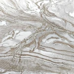 Tapeta Nowoczesna Marmur Tynk Beżowe Złote Żyłki 1068-51