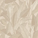 Tapeta Ekskluzywna W Beżowe Liście RE521052