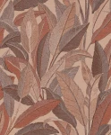 Tapeta Ekskluzywna Brązowe Miedziane Liście RE521055