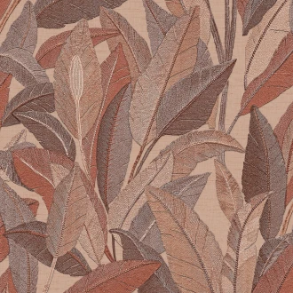 Tapeta Ekskluzywna Brązowe Miedziane Liście RE521055