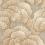 Tapeta Brązowe Liście Miłorzębu RE521014