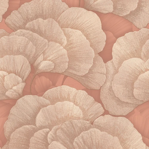 Tapeta Brązowe Liście Miłorzębu RE521016