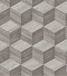 Tapeta Geometryczna 3D Kostki RE521092 Szara