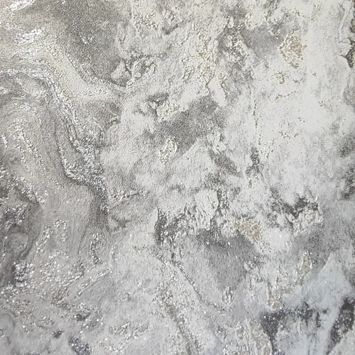 Tapeta Ścienna Imitująca Beton Tynk Szary Brokat
