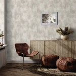 Tapeta Ścienna Przecierany Beton Tynk Beżowa 21553-6
