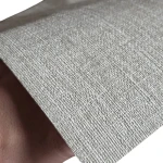Tapeta Winylowa Beżowo-Kremowa Tkanina Worek Len SIM1306