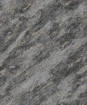 Tapeta Imitująca Beton Marmur Stiuk Czarny Złoty Szary 4260554-23